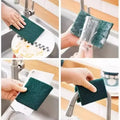 10/20/30 Pcs Scrub Pads Household Kitchen Oil Removal Dishwashing Pot Pads Scratch Free Multipurpose Reusable Cleaning Dishrag