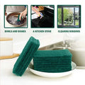 10/20/30 Pcs Scrub Pads Household Kitchen Oil Removal Dishwashing Pot Pads Scratch Free Multipurpose Reusable Cleaning Dishrag
